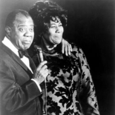 Ella Fitzgerald with Louis Armstrong
